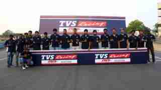 TVS Apache RR One Make Series riders