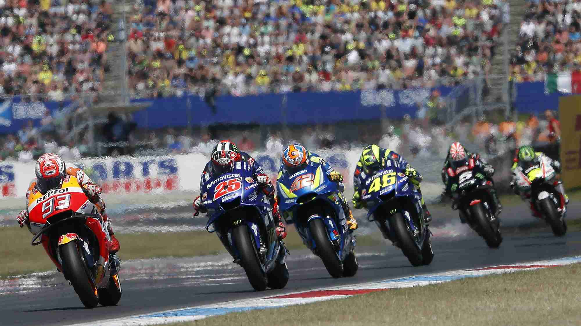 Marquez, Rins and Vinales on podium at Assen MotoGP