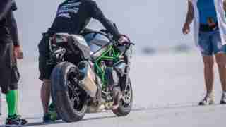 Kawasaki Ninja H2 with Team 38 Bonneville
