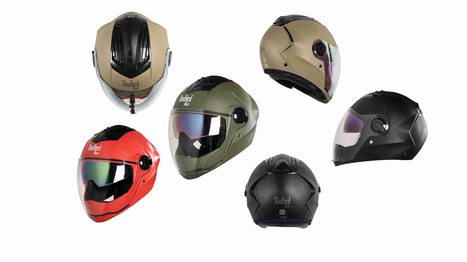 Steelbird sba 2 deals double visor helmet