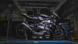 Triumph Moto2 engine race ready version showcased