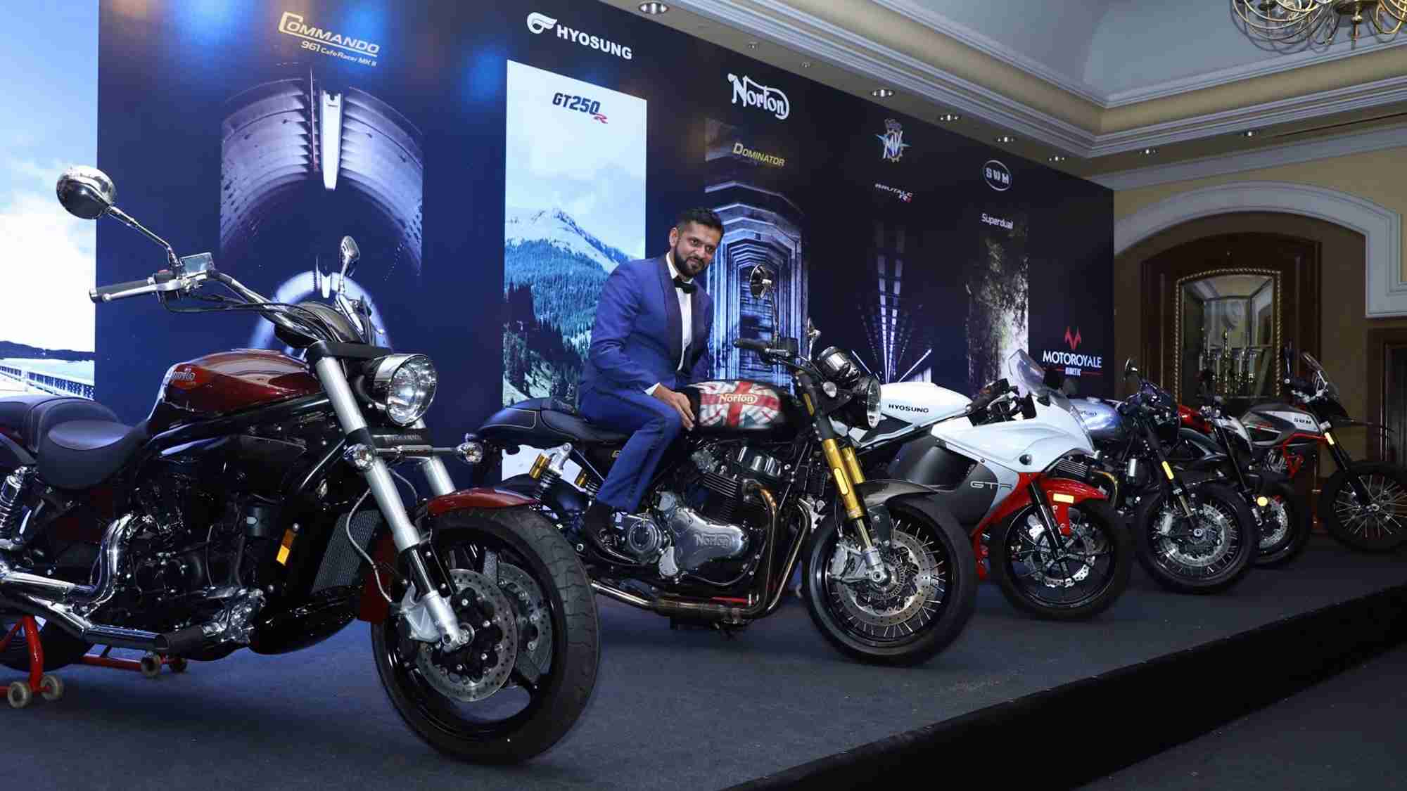 Motoroyale announces 5 motorcycle brand tie up