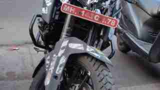 KTM 390 Adventure spotted in India headlight