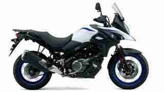 Suzuki V-Strom 650 XT ABS – Pearl Glacier White colour option