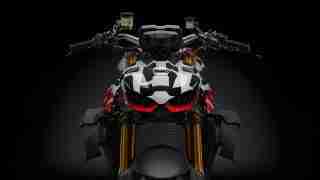 Ducati Streetfighter V4 prototype headlight