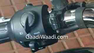 2020 Royal Enfield Classic switchgear spy shot