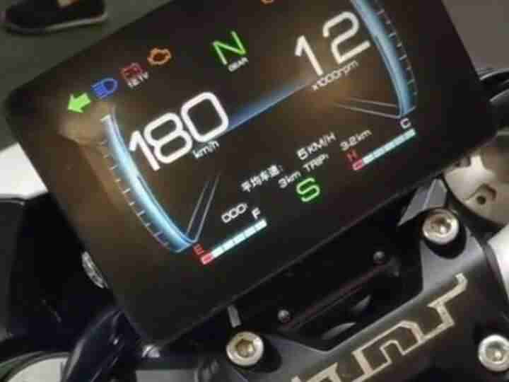 BS6-Benelli TNT 600i instrument cluster spy shot | IAMABIKER ...