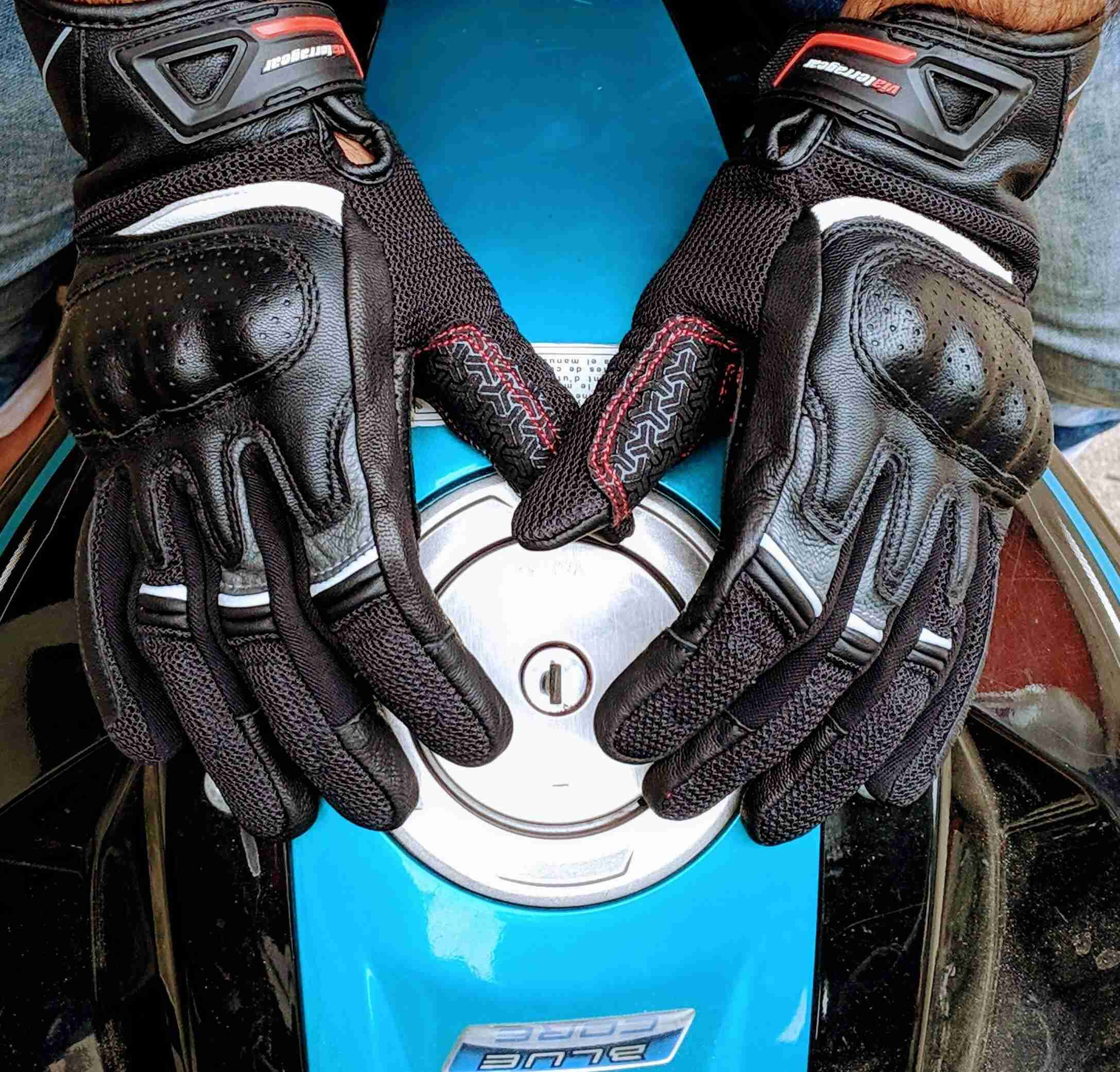 ViaTerra Holeshot gloves-top view