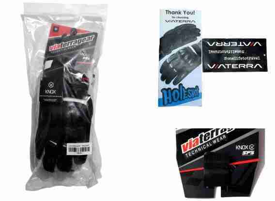 ViaTerra Holeshot gloves box contents