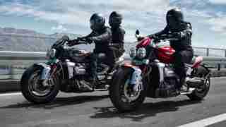 2019 Triumph Rocket 3 R and GT HD wallpaper