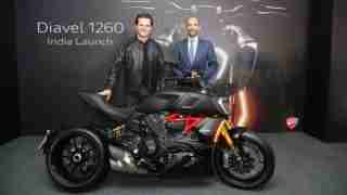 Sergi Canovas and Pietro Sferra Carini Ducati Diavel 1260 launch