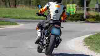 All new Duke 390 prototype for 2021 back view