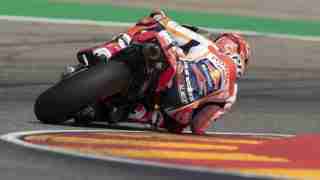 Marc Marquez elbow down Aragon 2019 MotoGP HD wallpaper