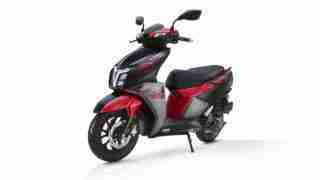 TVS NTORQ 125 Race Edition with LED headlights and DRLs