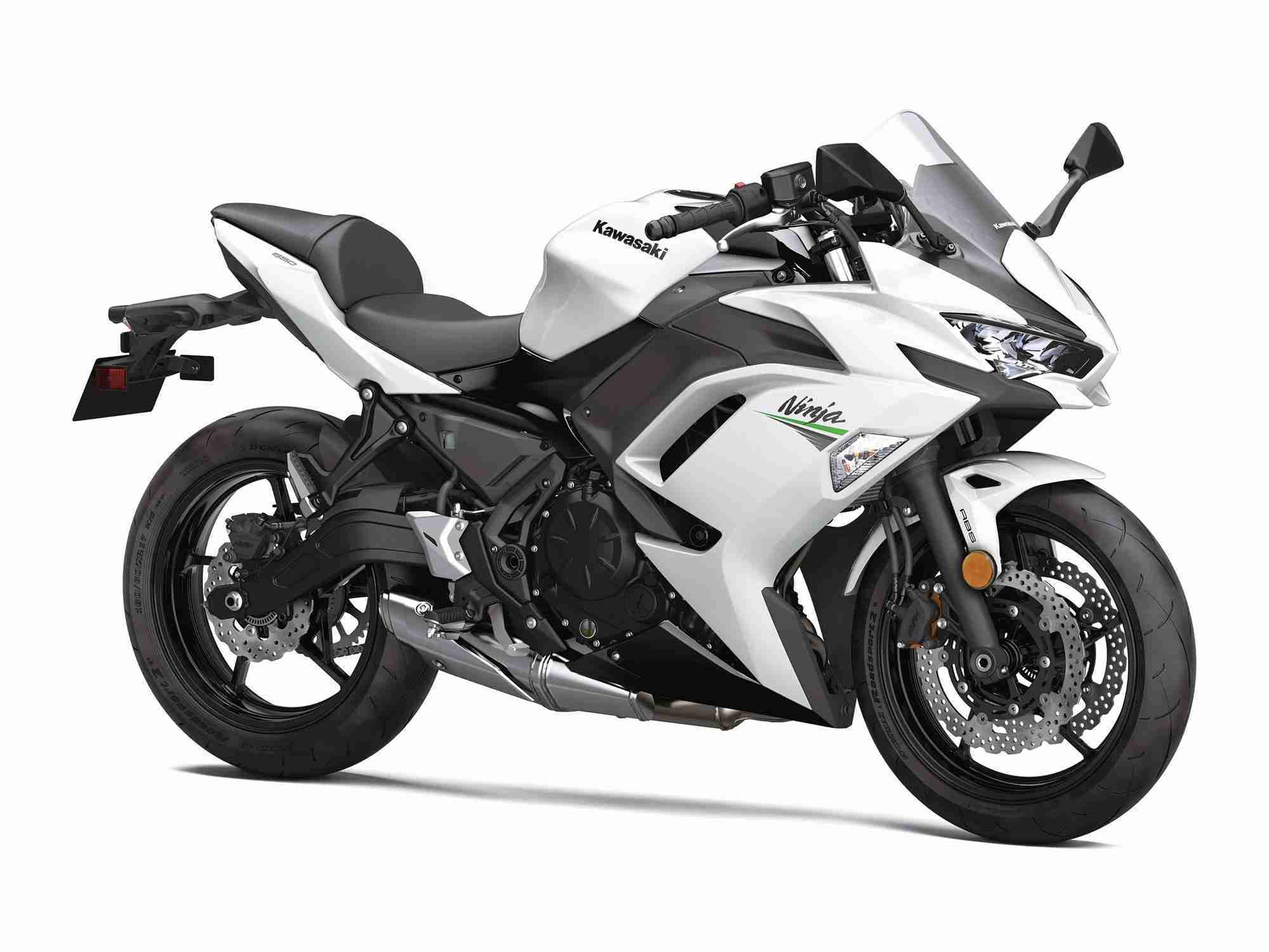 2020 Kawasaki Ninja 650 white colour option IAMABIKER