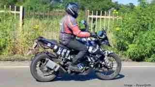 KTM 390 Adventure spy shot