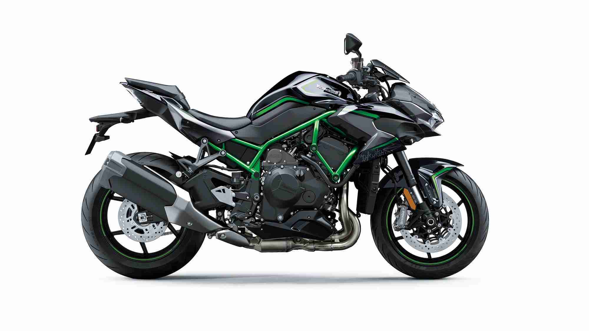 Kawasaki Z H2 HD wallpaper side view