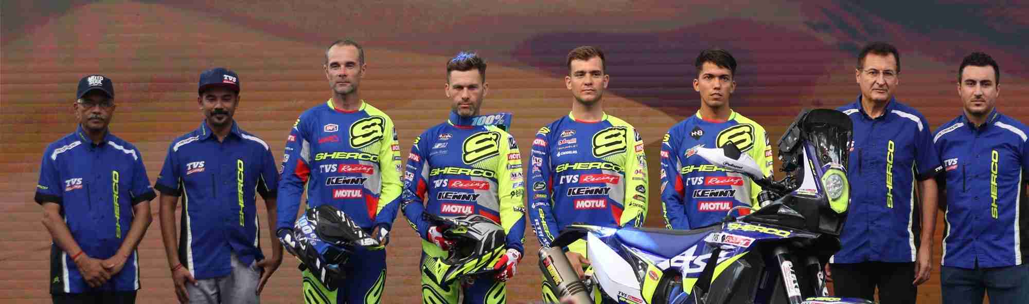 Sherco TVS Rally Factory Team announces riders for Dakar Rally 2020 - Johnny Aubert, Michael Metge, Lorenzo Santolino, Harith Noah