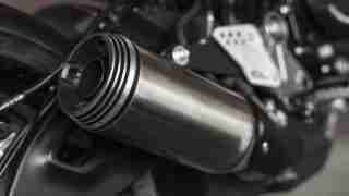 CF Moto 700CL-X exhaust silencer