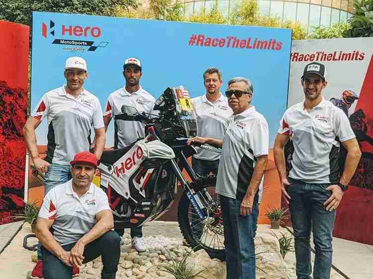 Hero Motocorp announces 4 man team for Dakar 2020