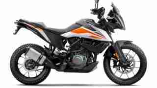 KTM 390 Adventure official pics white colour option