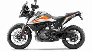 KTM 390 Adventure official pics white colour option