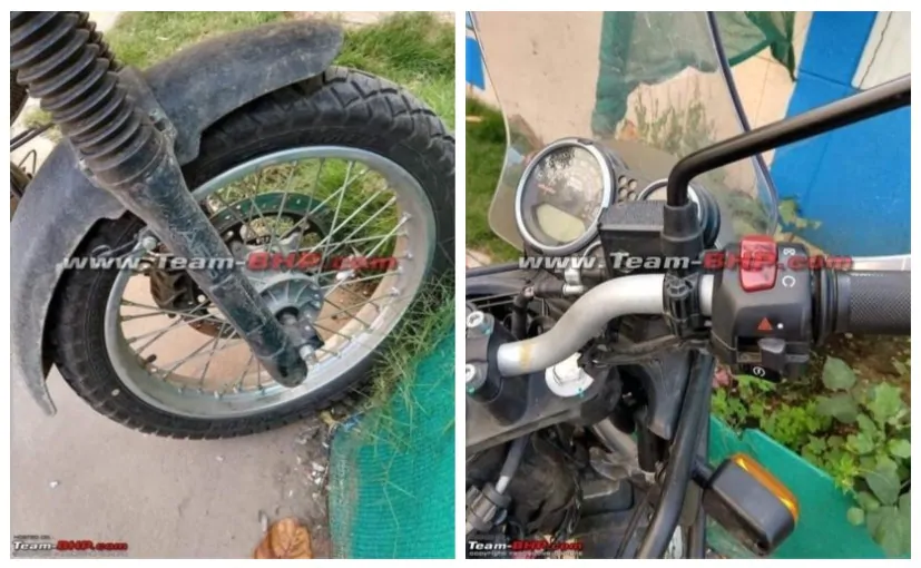 2020 Royal Enfield Himalayan spy shot 