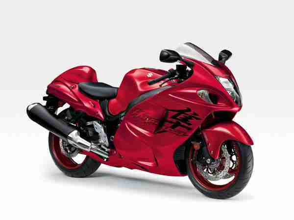 2020 Suzuki Hayabusa in Candy Daring Red