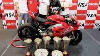 Ducati wins the JK Tyre FMSCI Indian National Superbike Racing Championship