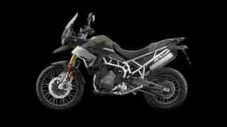 Triumph Tiger 900 Rally Matt Khaki left side view
