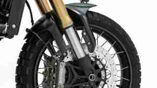 2020 Benelli Leoncino 800 Trail – front tyre suspension and brakes