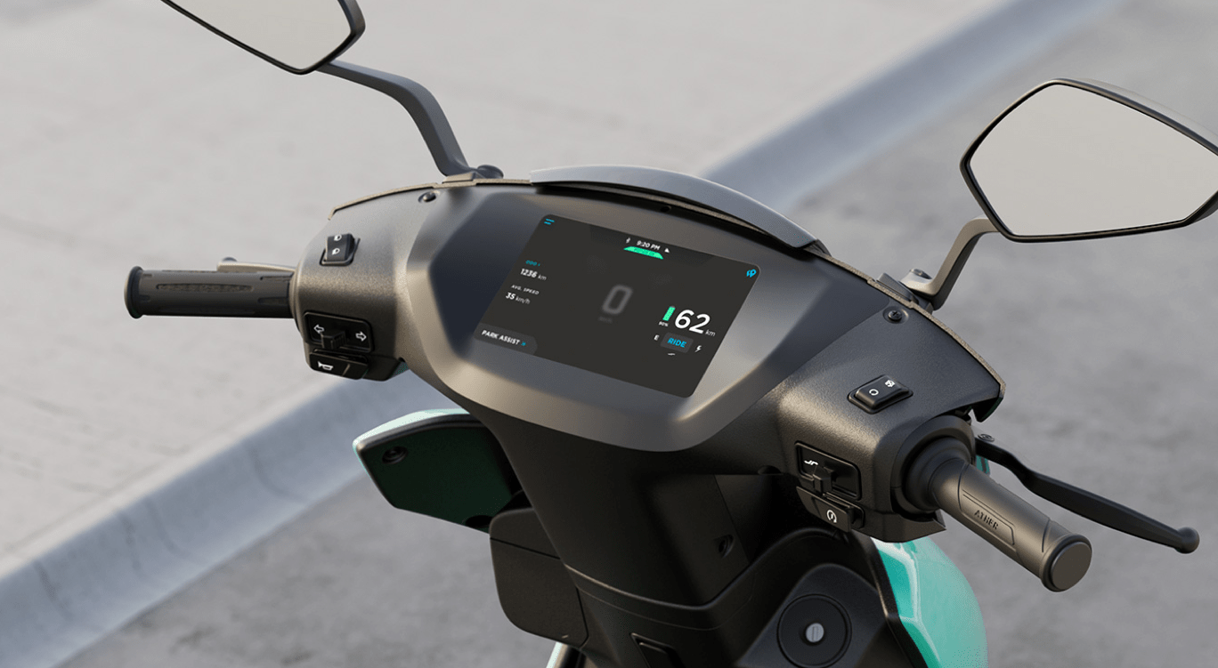 Ather 450x Screen Iamabiker Everything Motorcycle