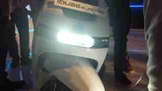 TVS iQUBE electric scooter LED headlight