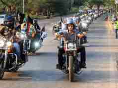 Harley Owners Group in Goa at the parade held as part of 8th India H.O.G. Rally