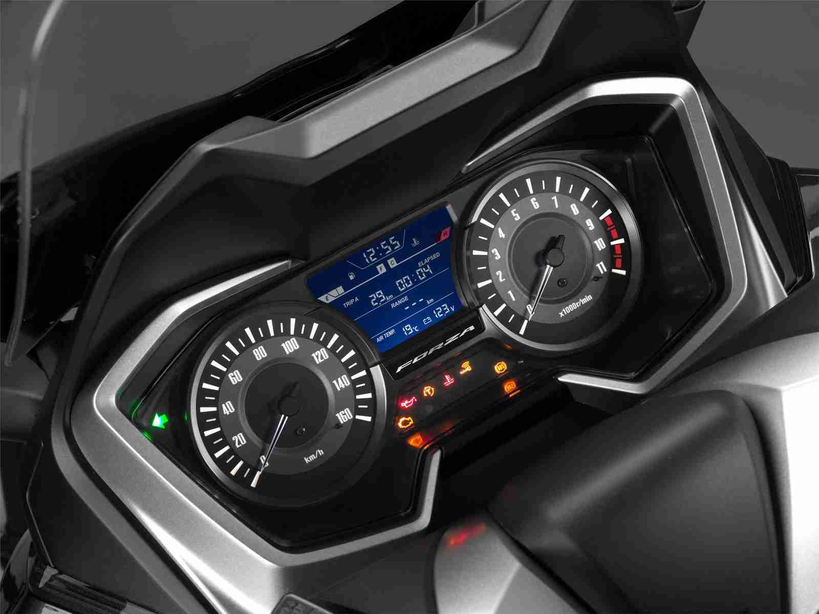 Honda Forza 300 India - display, speedometer