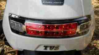 TVS iQube electric scooter LED brake light