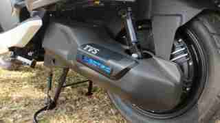 TVS iQube electric scooter motor and led light