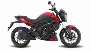 Bajaj Dominar 250 Side ViewDominar 250 Canyon Red colour option side view