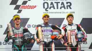 Moto3 Qatar winners 2020 – Albert Arenas – John McPhee – Ai Ogura