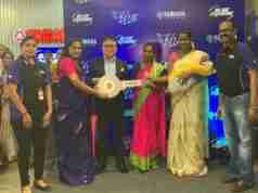 Mr. Motofumi Shitara at Yamaha India second Blue Square dealership