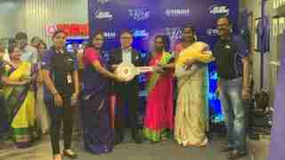 Mr. Motofumi Shitara at Yamaha India second Blue Square dealership