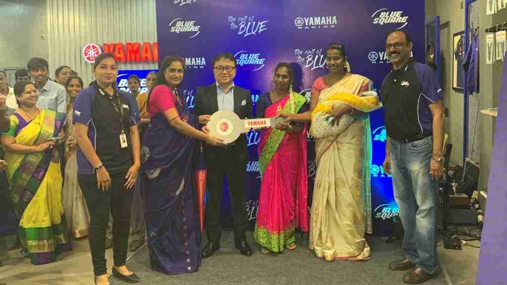 Mr. Motofumi Shitara at Yamaha India second Blue Square dealership