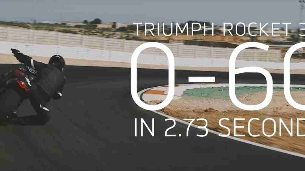 Triumph Rocket 3R 0-100 kmph