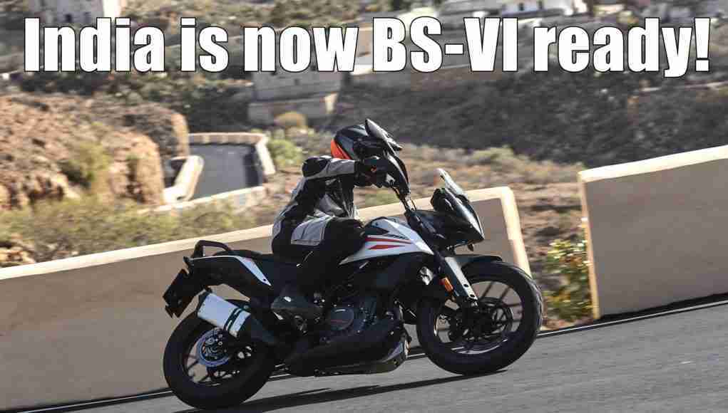 India BS6 ready KTM 390 Adventure