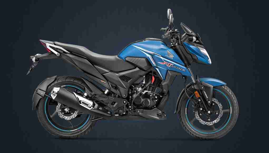 BS6 Honda X-Blade matte marvel blue metallic colour option