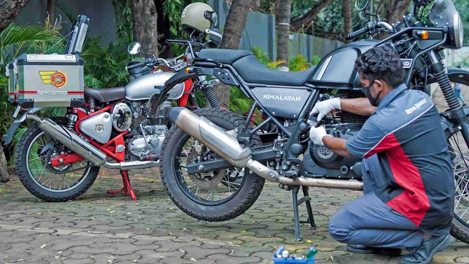 Royal Enfield begins Service on Wheels