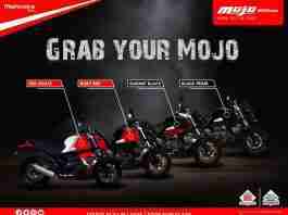 BS6 Mahindra Mojo Colours