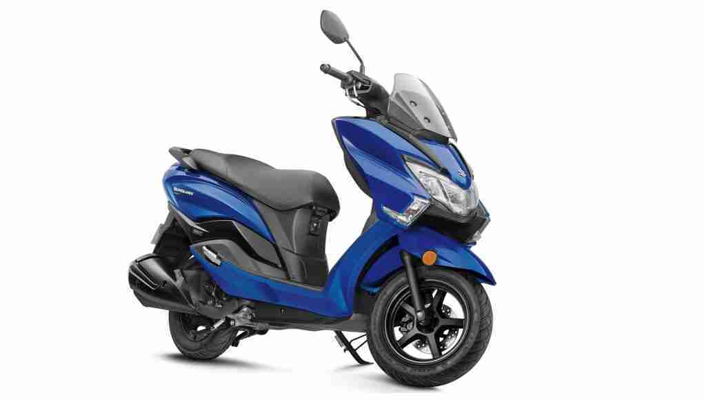 BS6 Suzuki Burgman Street Pearl Medium Blue colour option