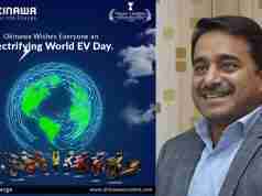Quote from Okinawa Founder on World EV Day 2020