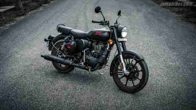 Royal Enfield Classic 350 BS6 Stealth Black HD wallpapers